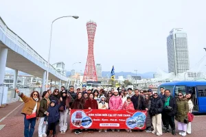 Ảnh đoàn khách Tour Nhật Bản - Kobe