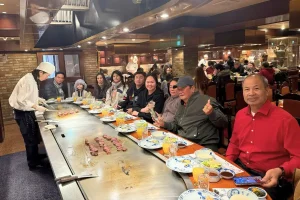 Ảnh đoàn khách Tour Nhật Bản - Thưởng thức ẩm thực Nhật Bản