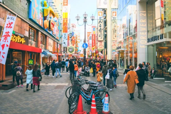 Tour du lịch Nhật Bản - Phố Shinsaibashi